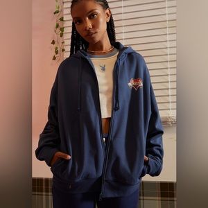 Playboy over sized zip hoodie. Size XS. Good condition.